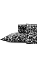 Marimekko Pikkuinen Unikko 200 Thread Count Cotton Sheet Set in Black at Nordstrom