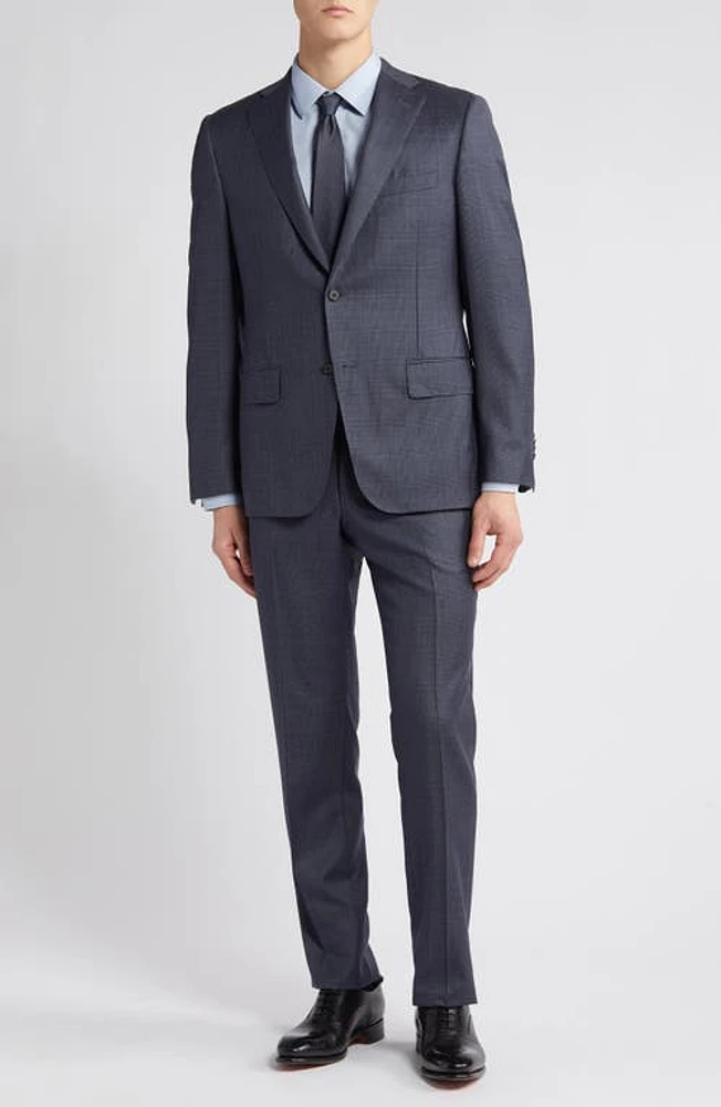 Heritage Gold Blue Plaid Wool Suit at Nordstrom,