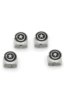 Cufflinks, Inc. Captain America Shield Stud Set in Silver at Nordstrom