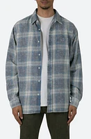 mnml Washed Plaid Button-Up Shirt Blue/ at Nordstrom