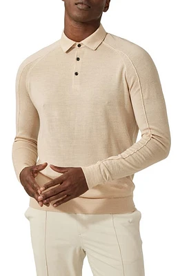 Good Man Brand MVP Wool Polo Sweater Warm Sand at Nordstrom,