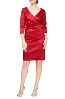 Alex Evenings Taffeta Sheath Cocktail Dress at Nordstrom,