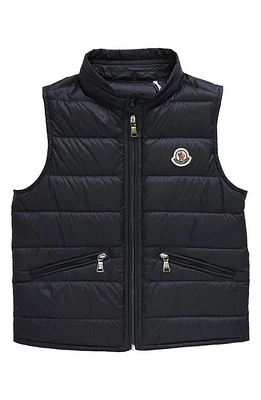 Moncler Kids' Gui Down Puffer Vest Blue Navy at Nordstrom,