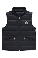 Moncler Kids' Gui Down Puffer Vest Blue Navy at Nordstrom,