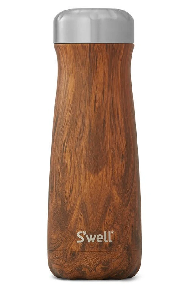 S'Well Traveler Moonstone Insulated Stainless Steel Water Bottle in Teakwood at Nordstrom