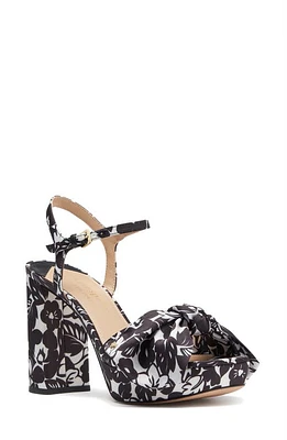 Kate Spade New York lucie ankle strap platform sandal Black at Nordstrom,