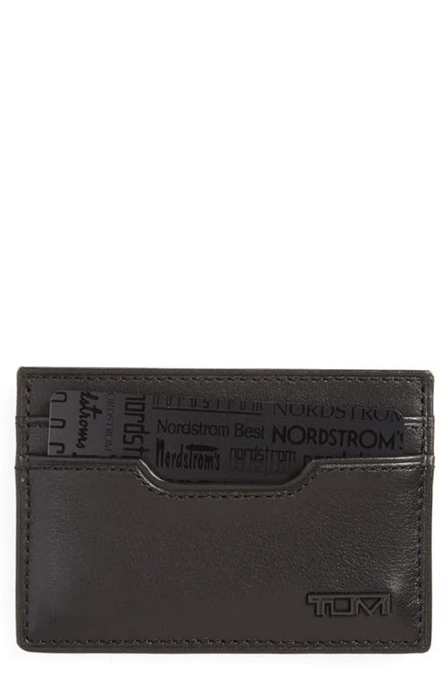 Tumi Delta ID Lock Shielded Slim Card Case & ID Wallet in Black at Nordstrom