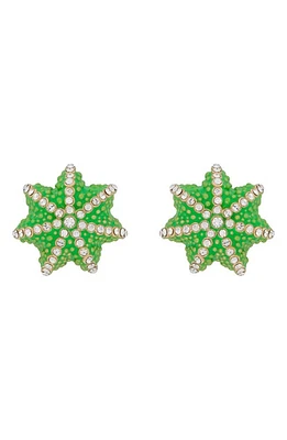 Oscar de la Renta Cactus Stud Earrings in Green at Nordstrom