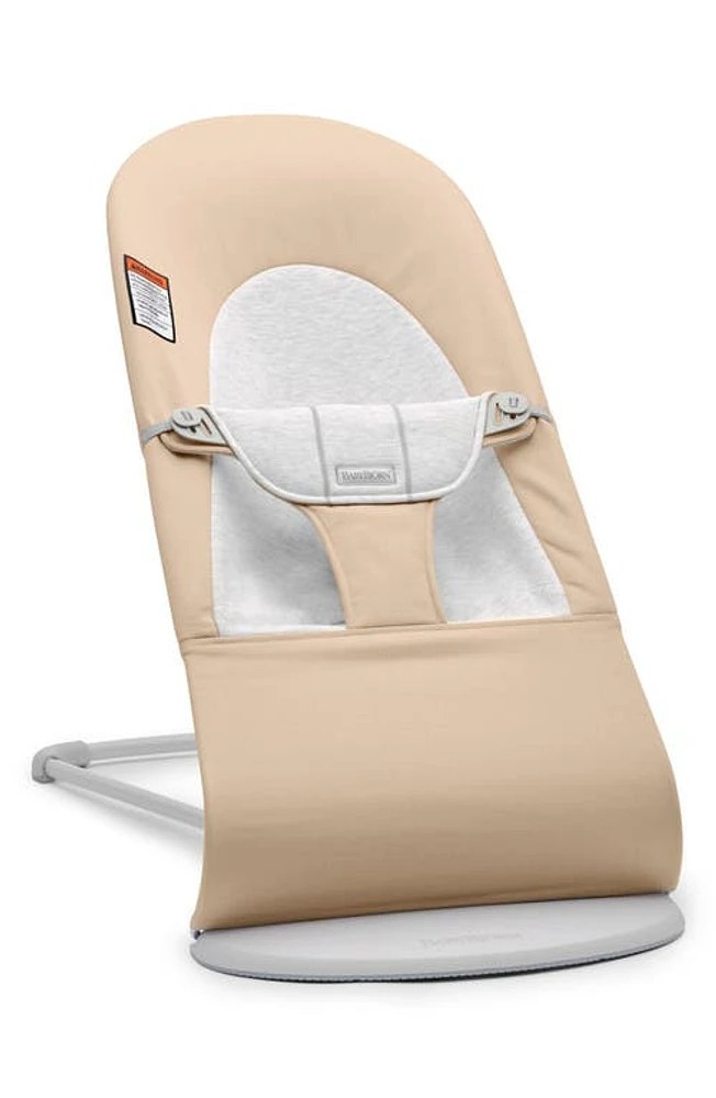 BabyBjörn Bouncer Bliss Convertible Jersey Baby Bouncer in Beige at Nordstrom