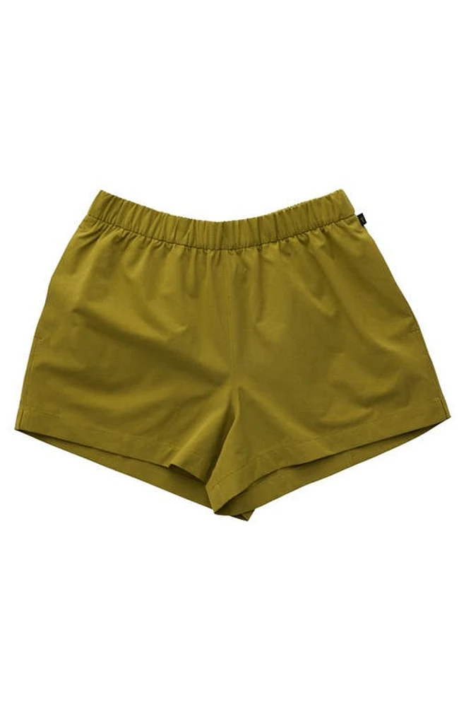 Tracksmith Women's Rapid Transit Shorts Olive at Nordstrom,