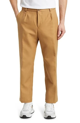 BOSS Kade Cotton Twill Pants Medium Beige at Nordstrom,