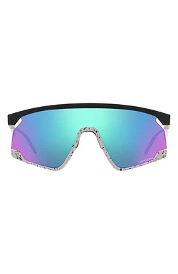 Oakley BXTR 39mm Prizm Wrap Shield Sunglasses in Sapphire at Nordstrom