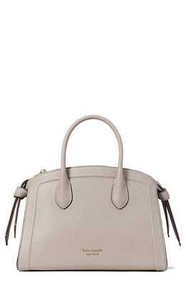 Kate Spade New York medium knott pebbled leather satchel in Warm Taupe. at Nordstrom