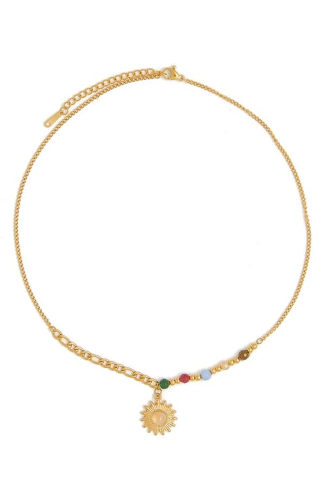 Petit Moments Sunbeam Pendant Necklace in Gold at Nordstrom