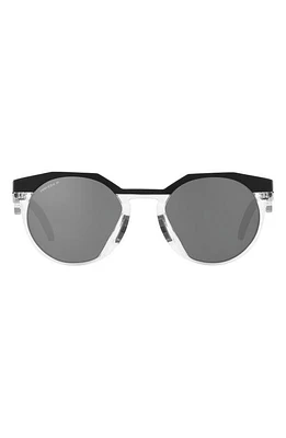 Oakley HSTN 52mm Prizm Polarized Round Sunglasses in Black at Nordstrom