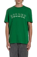 Golden Goose Journey Logo Cotton Graphic T-Shirt Green Jacket/Heritage White at Nordstrom,