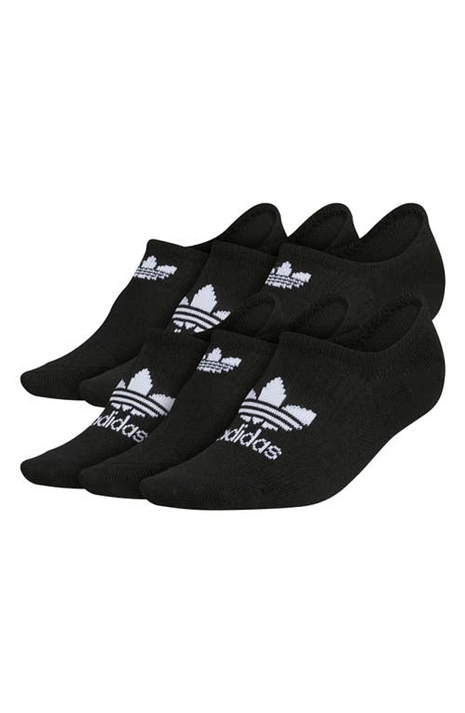 adidas Originals 6-Pack Trefoil Logo No-Show Socks in at Nordstrom