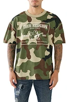 True Religion Brand Jeans Blu Camo Cotton Graphic T-Shirt Green at Nordstrom,