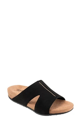 SoftWalk Beverly Sandal Black Nubuck at Nordstrom,