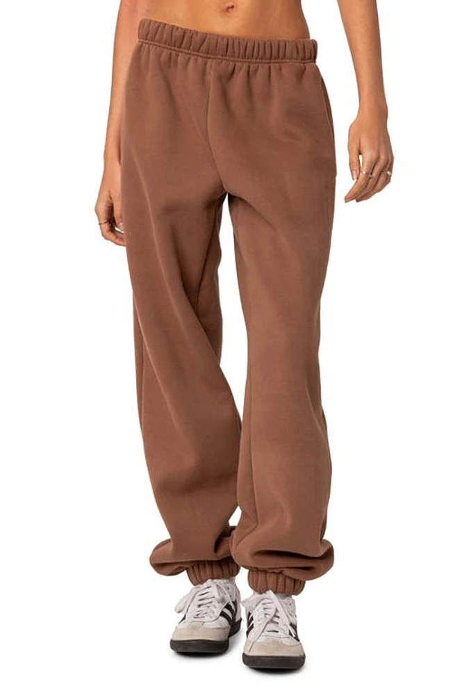 EDIKTED Clark Oversize Cotton Blend Sweatpants at Nordstrom