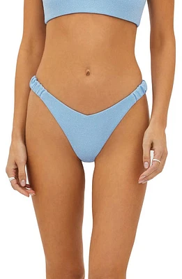 Beach Riot Phoebe High Cut Bikini Bottoms Denim Scrunch at Nordstrom,