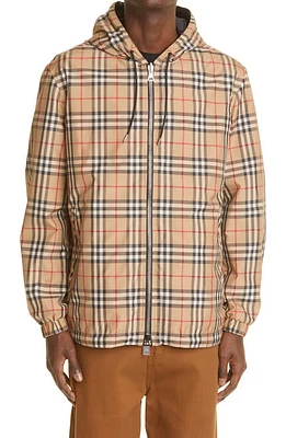 burberry Men's Stretton Check Jacket in Archive Beige Ip Chk at Nordstrom, Size Small