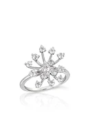 Hueb Diamond Starburst Ring in White Gold at Nordstrom, Size 7