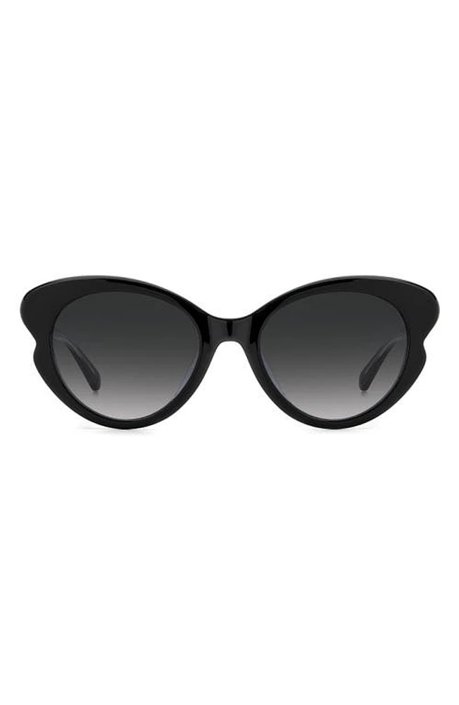 Kate Spade New York 53mm elina/g/s round sunglasses in / Shaded at Nordstrom