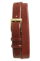 Torino Double Buckle Leather Belt Chili at Nordstrom,