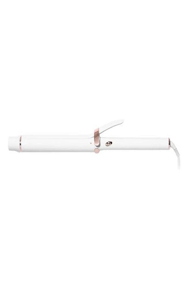 T3 SinglePass Curl 1.5-Inch Ceramic Extra Long Barrel Curling Iron in White at Nordstrom