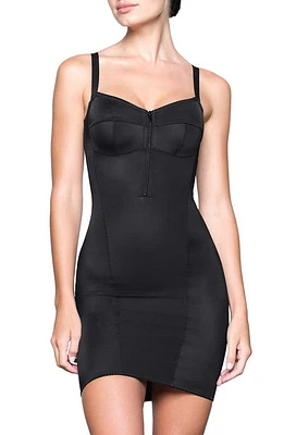 SKIMS Glam Slipdress Onyx at Nordstrom,