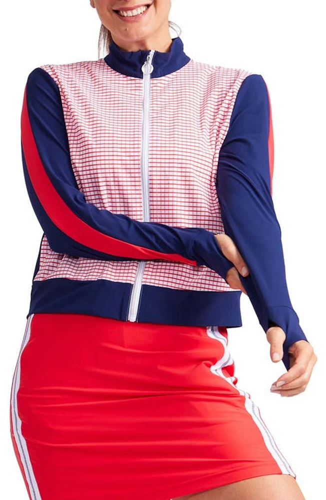 KINONA Northern Exposure Golf Jacket Power Grid at Nordstrom,