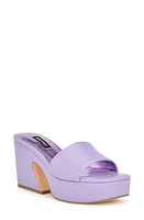 Nine West Oklee Platform Sandal Light Purple at Nordstrom,