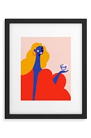 Deny Designs Happy Hour II Framed Art Print in Frame at Nordstrom