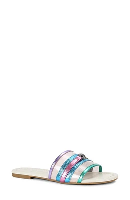 Kurt Geiger London Southbank Slide Sandal Blue Multi at Nordstrom,