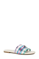 Kurt Geiger London Southbank Slide Sandal Blue Multi at Nordstrom,