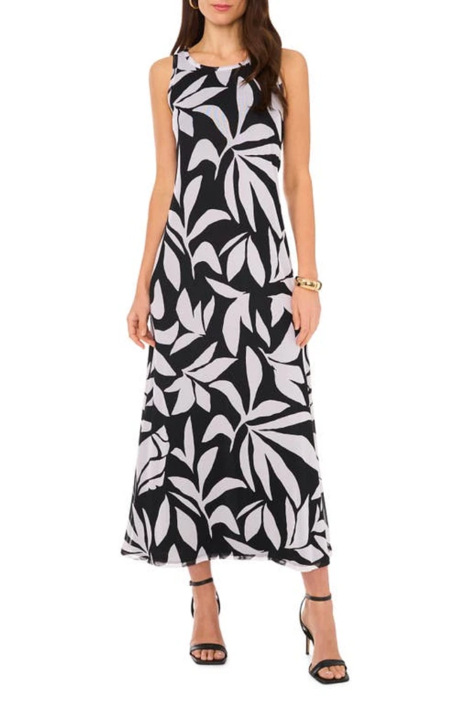 Vince Camuto Sleeveless Maxi Dress Rich Black at Nordstrom,