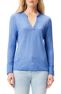 NZT by NIC+ZOE Split Neck Long Sleeve Top at Nordstrom,