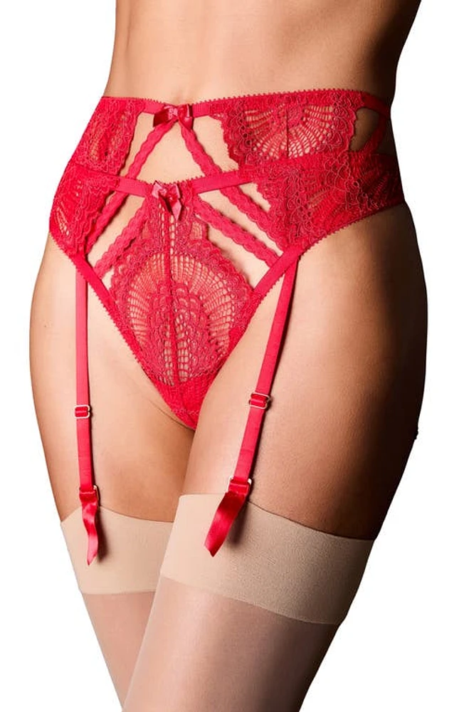 JOURNELLE Natalia Lace Suspender Belt at Nordstrom,