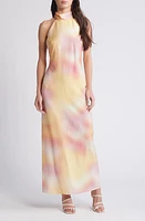 SOMETHING NEW Heaven Sleeveless Maxi Dress Camellia Aop at Nordstrom,