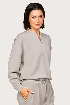 ALALA Phoebe Zip Crew Stone at Nordstrom,