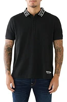 True Religion Brand Jeans Logo Collar Cotton Polo at Nordstrom,