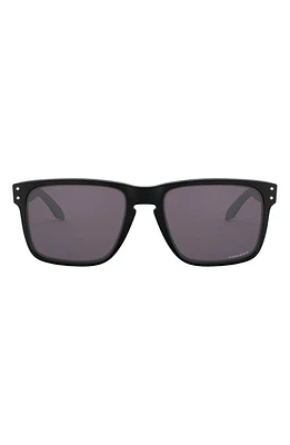 Oakley Holbrook XL 59mm Polarized Sunglasses in Matte Black/Prizm Grey at Nordstrom