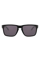 Oakley Holbrook XL 59mm Polarized Sunglasses in Matte Black/Prizm Grey at Nordstrom