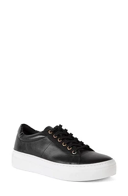 Vagabond Shoemakers Zoe Platform Sneaker in Black/Black Leather at Nordstrom, Size 10Us