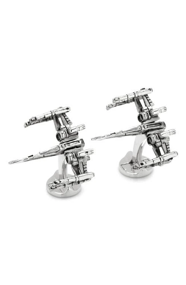 Cufflinks, Inc. Star Wars - 3D X-Wing Cuff Links in Silver at Nordstrom