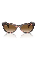 Ray-Ban Wayfarer 50mm Oval Sunglasses in Havana Pink at Nordstrom