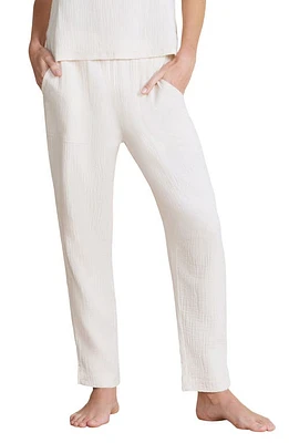 barefoot dreams Malibu Collection Sun Soaked Crop Sleep Pants Sand Dune at Nordstrom,