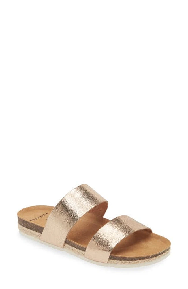 FRANKIE4 Maria III Slide Sandal Rose Gold at Nordstrom,