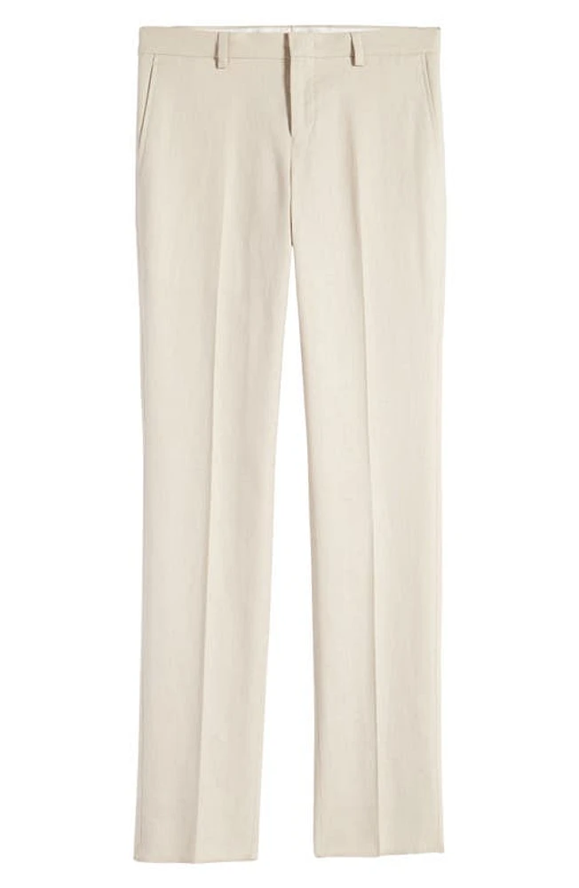 Tallia Kids' Linen Blend Dress Pants Khaki at Nordstrom,